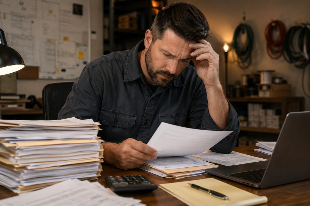 Electrical Contractor Cash Flow Challenges and Seasonality