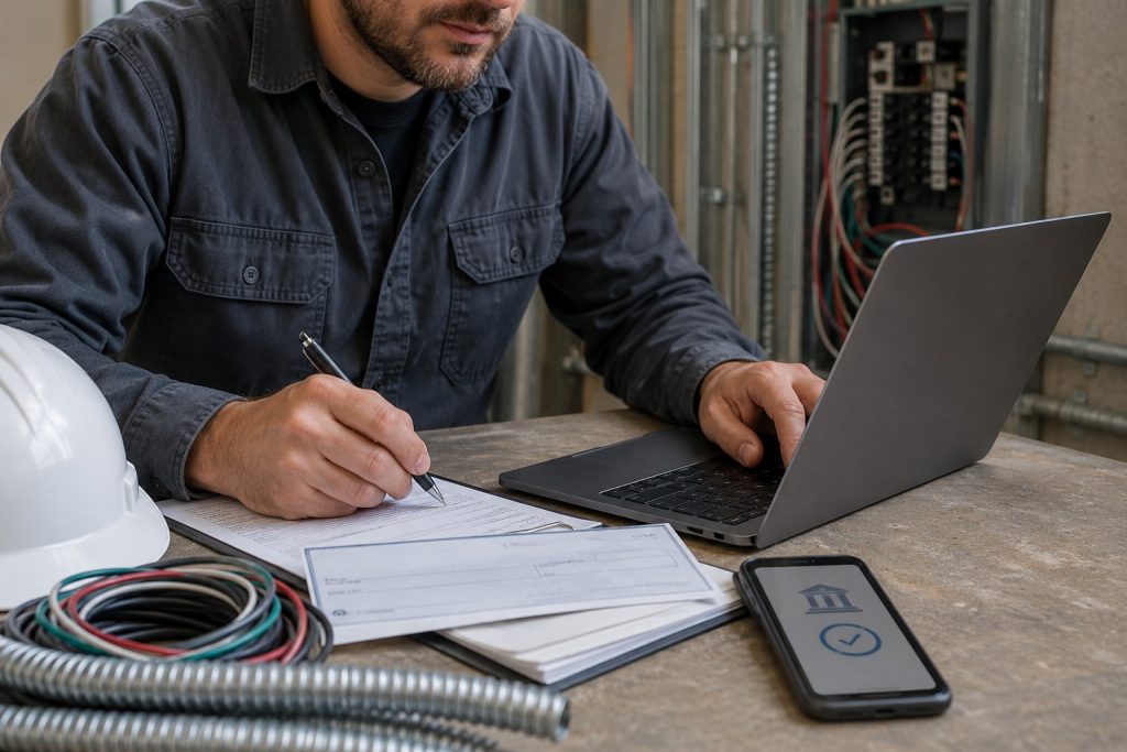 How to Apply for an Electrical Contractor Line of Credit