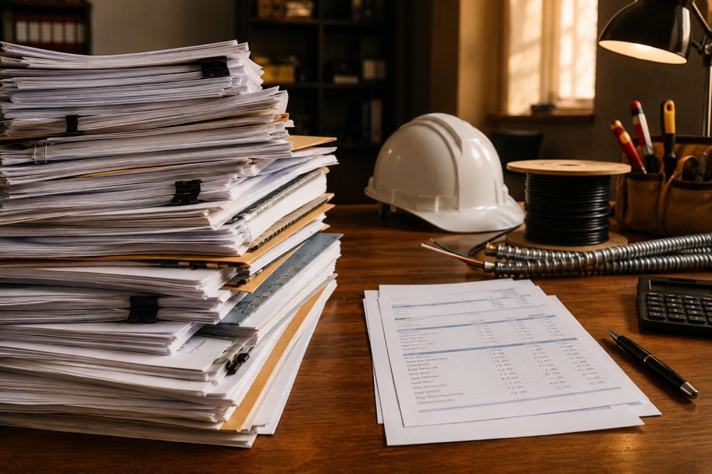Revenue-Based Underwriting for Electrical Contractor Business Lines of Credit